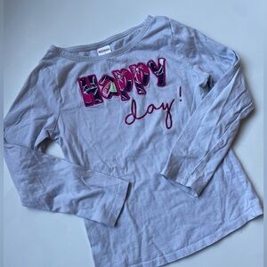 Gymboree long sleeve “Happy Day” shirt-girls size 7